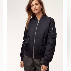 Babaton Classic Navy Bomber Jacket